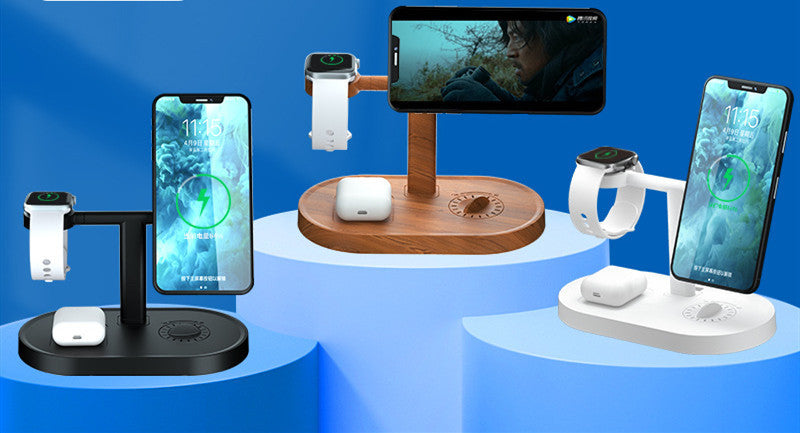 Compatible with Apple, The New Magsafe Aromatherapy Three-in-one Wireless Charger Is Suitable For Iphone12 Magnetic 15w Fast Charging Stand