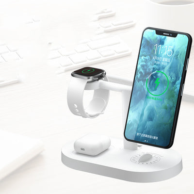 Compatible with Apple, The New Magsafe Aromatherapy Three-in-one Wireless Charger Is Suitable For Iphone12 Magnetic 15w Fast Charging Stand